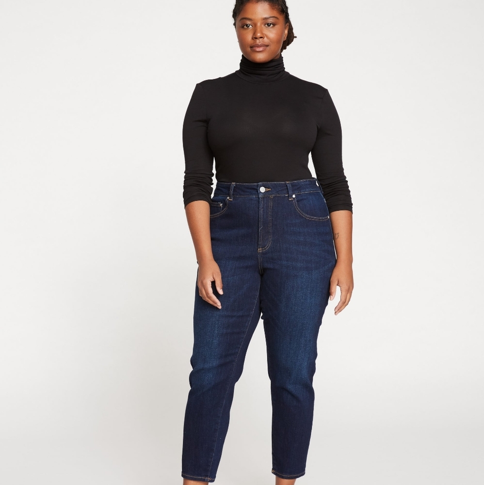 Universal Standard Women's Skinny Jeans - Dark Blue